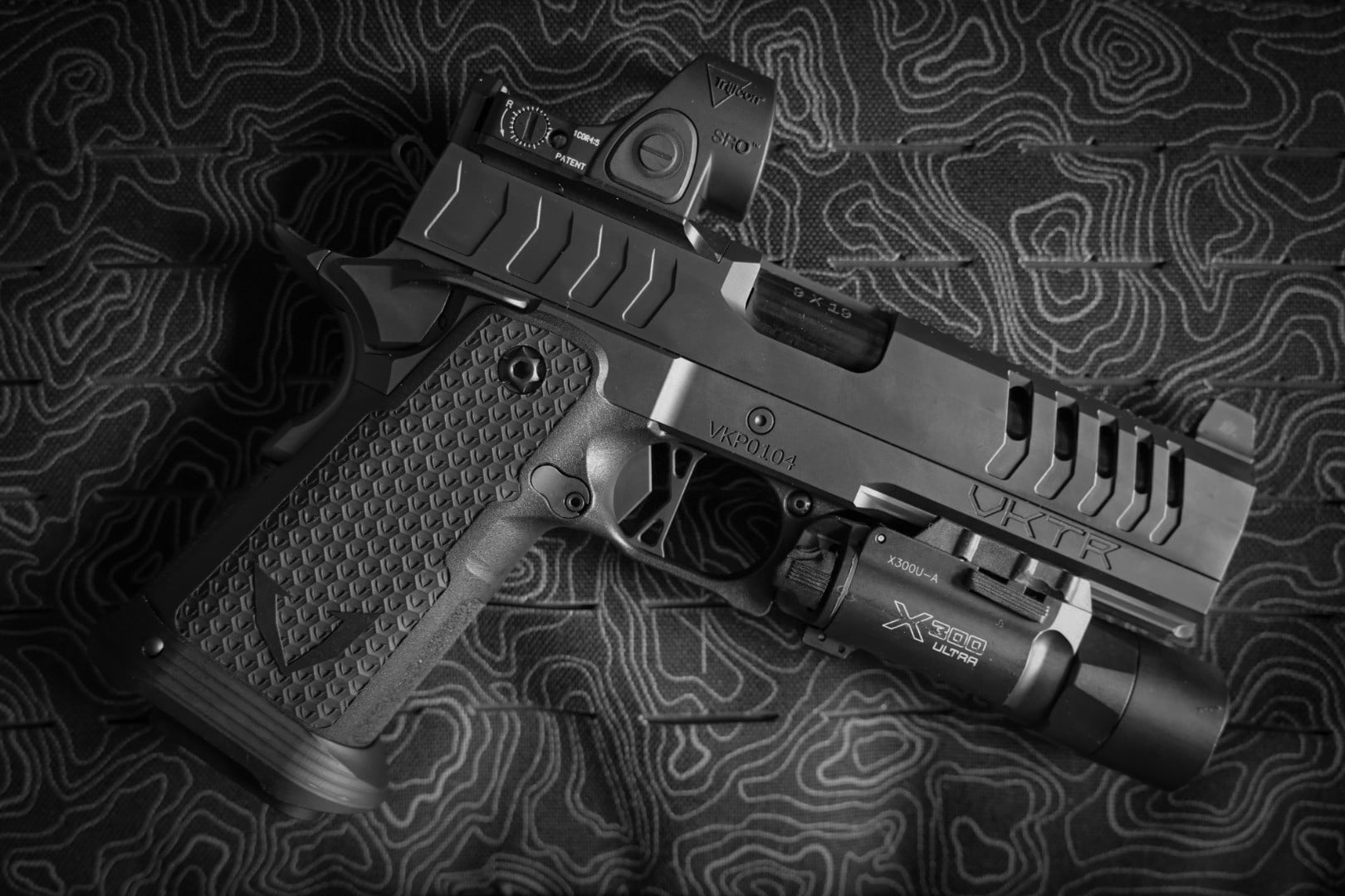 VKTR VKP Pro Double Stack 1911 on bag