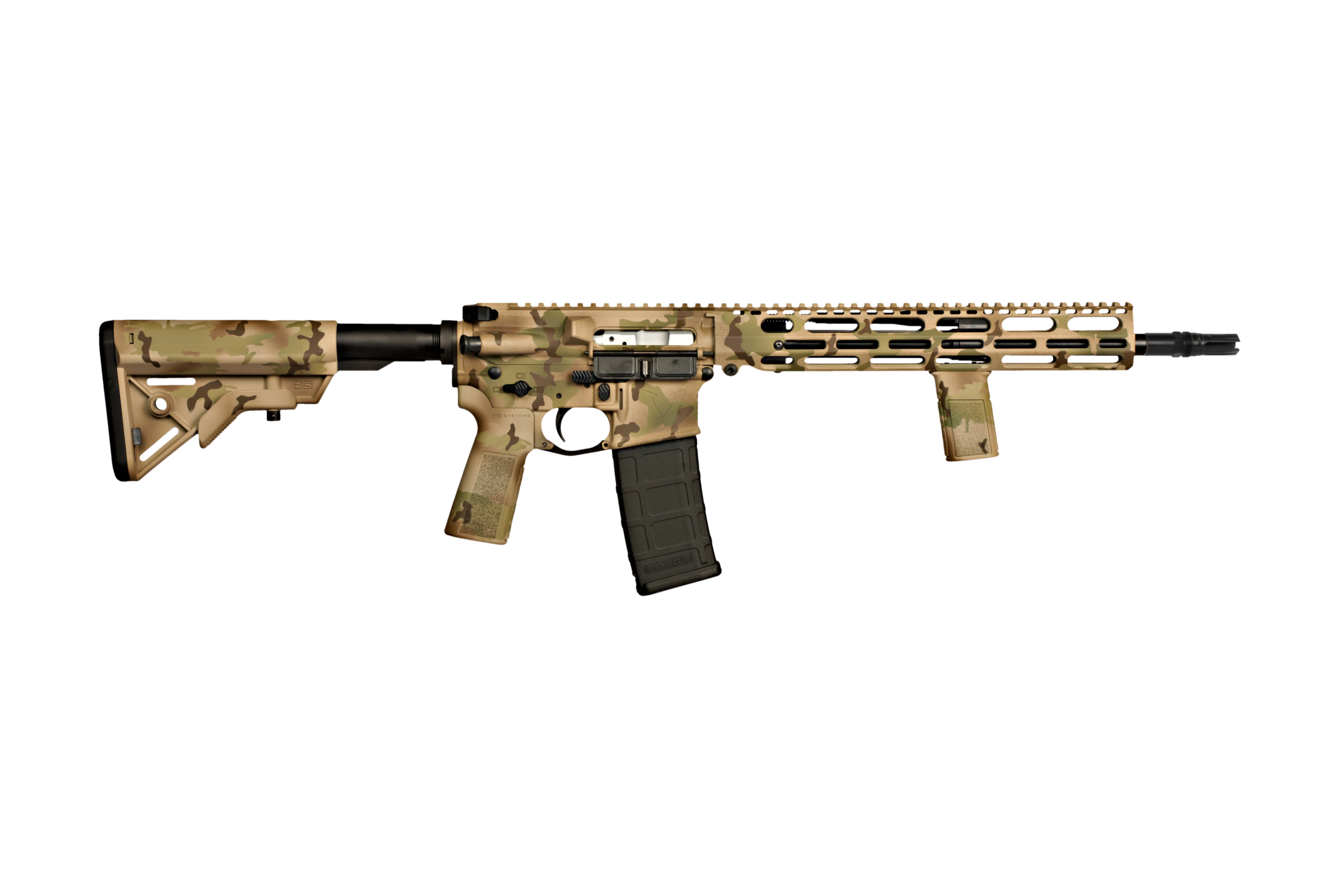 VK1PW - 13.7" AR15 Rifle with VKTR Plan B Mount